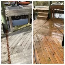 Wood Deck Cleaning 0